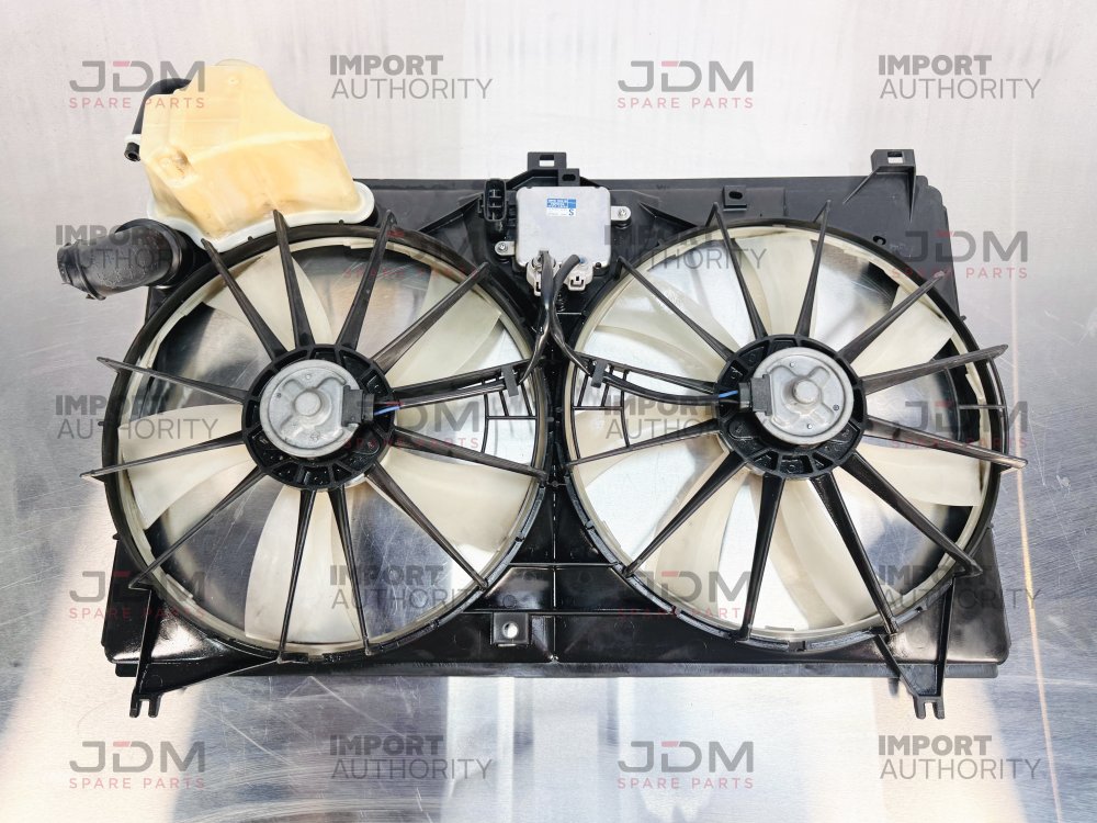 RADIATOR FAN ASSEMBLY WITH RESERVOIR TANK