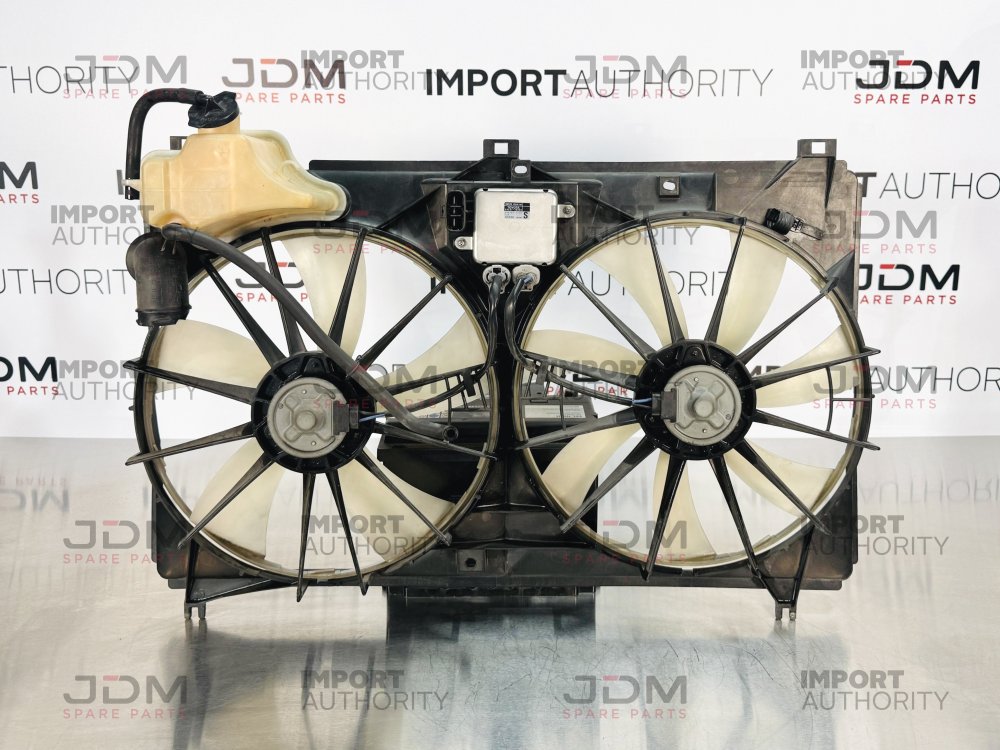 RADIATOR FAN ASSEMBLY WITH RESERVOIR TANK