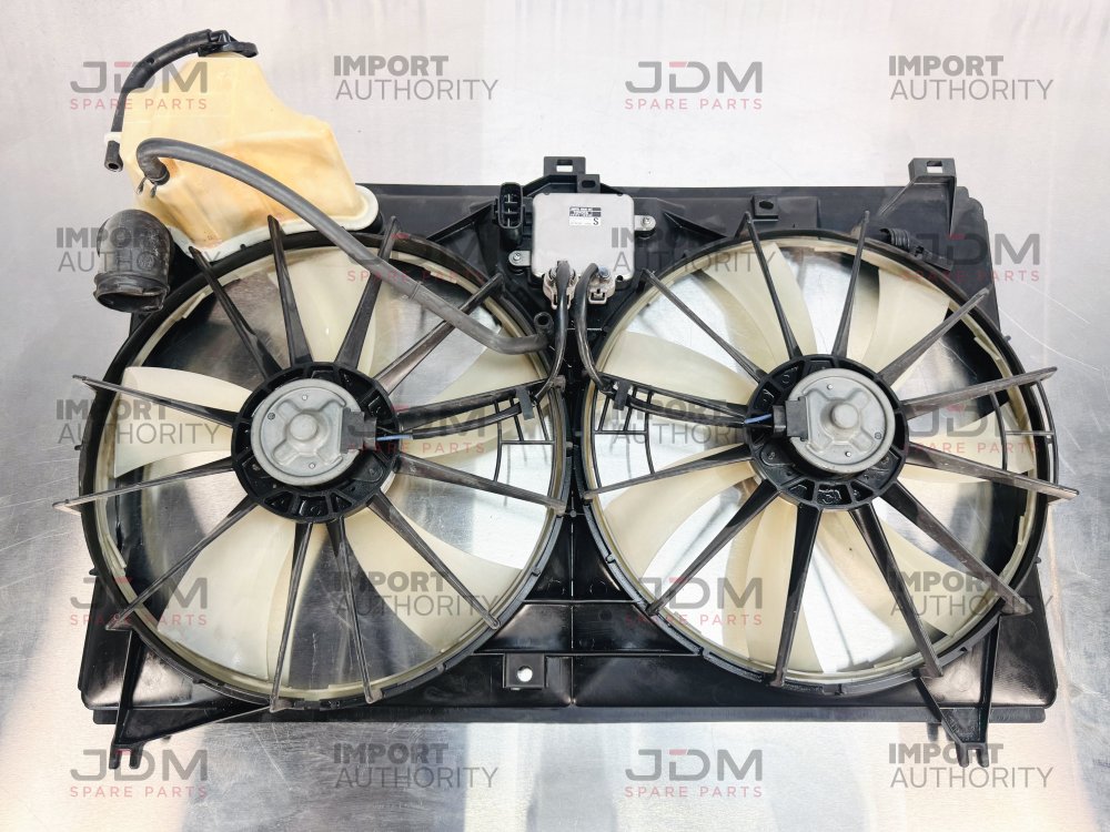 RADIATOR FAN ASSEMBLY WITH RESERVOIR TANK
